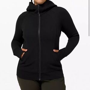 lululemon black scuba hoodie
